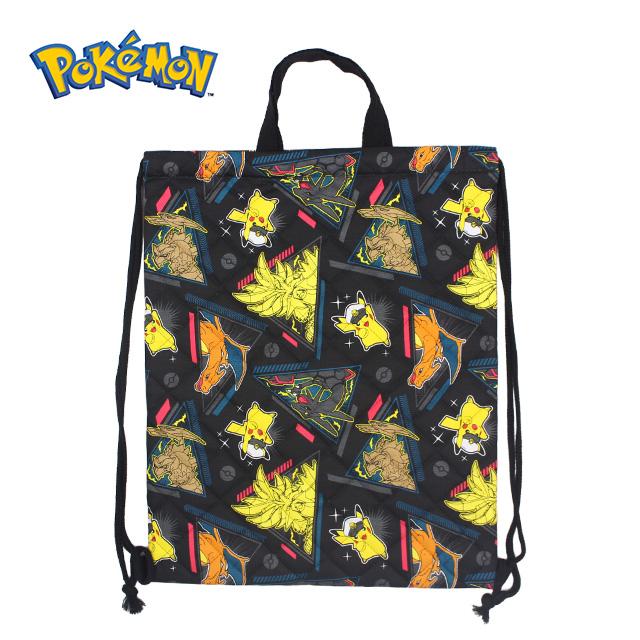 ナップサック キルティング ポケモン 体操着入れ 男の子 子供 林間学校 着替え バッグ 巾着 キャラクターバッグ 日本製 | 