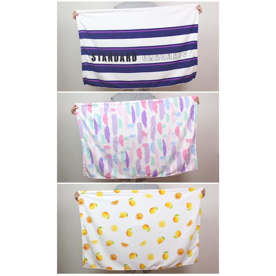 ラップタオル 巻きタオル 子供 キッズ ジュニア 女の子 男の子 マイクロファイバー 水泳 プール スイミング 着替え バスタオル 80cm |  | 06