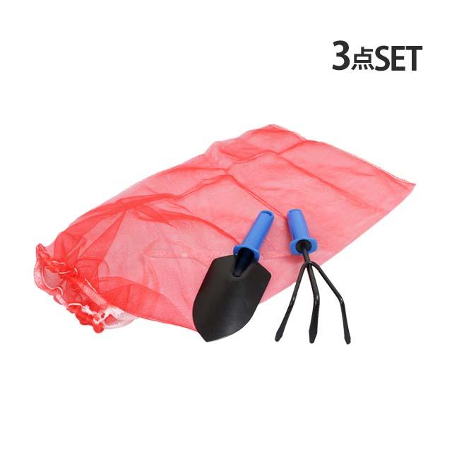 潮干狩り レジャーセット 磯遊び 海や川辺での遊びにピッタリ スコップ くまで ネット 3点セット 道具 園芸 砂場 子供用 Ya 367 0 タイムリー ファッションストア 通販 Yahoo ショッピング