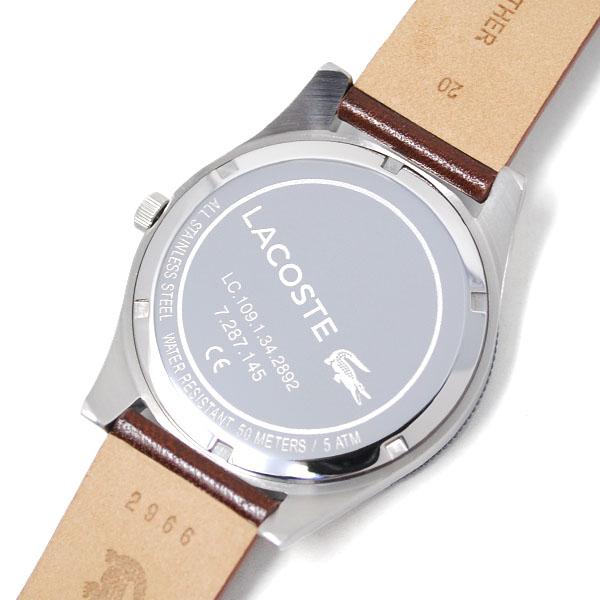 LACOSTE ラコステ 2010981 ブラウン レザー ウォッチ 腕時計 男性 メンズ | LACOSTE | 03