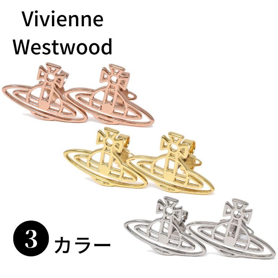 Vivienne Westwood ヴィヴィアン ウエストウッド 62010208 THIN LINES FLAT ORB EARRINGS