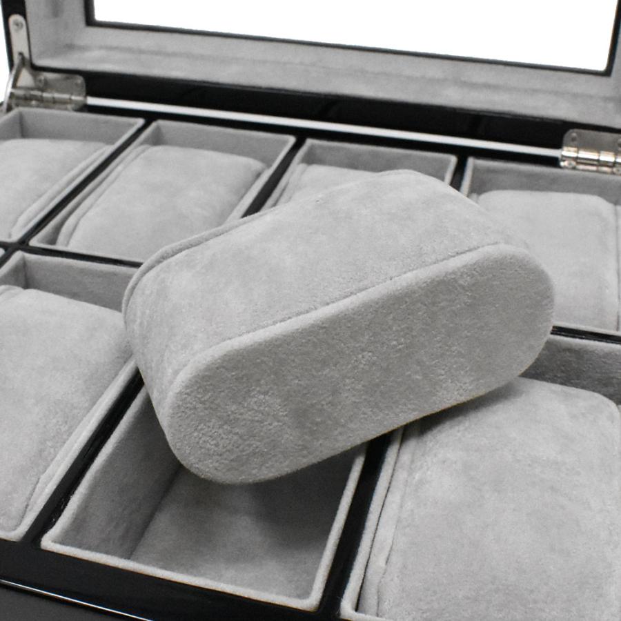 【SALE】Georgio Fellini ジョルジオフェリーニ B244 腕時計ケース ウォッチケース ボックス型 ガラス板 8本収納 |  | 02