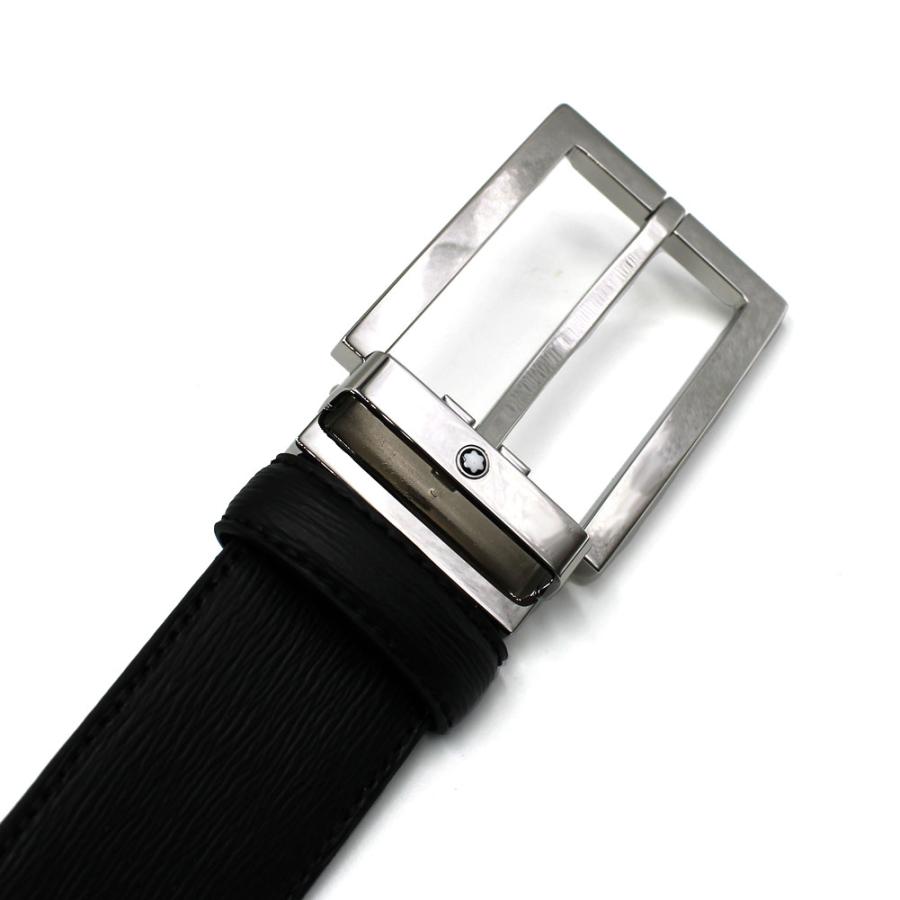 モンブラン MB114435 BELT ベルト レクタンギュラー 男性 メンズ 【マイクログッチシマレザー】
