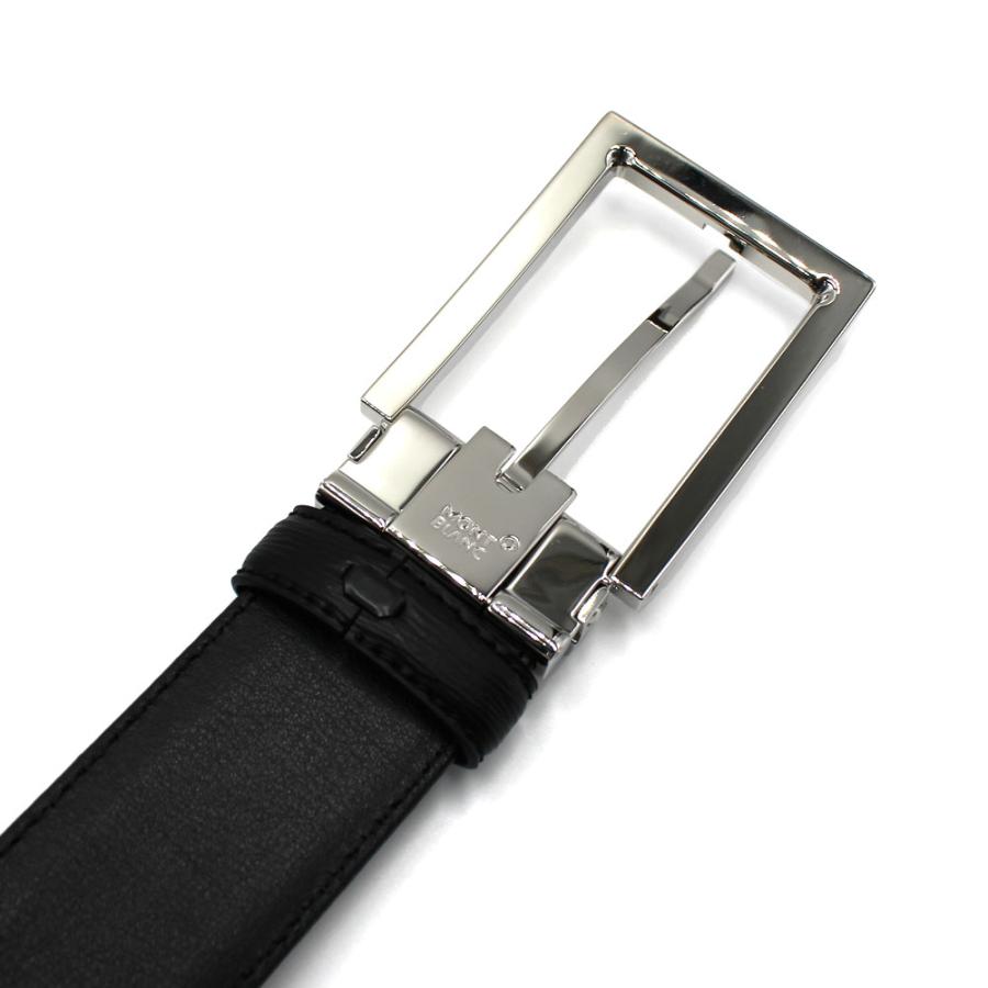 モンブラン MB114435 BELT ベルト レクタンギュラー 男性 メンズ 【マイクログッチシマレザー】