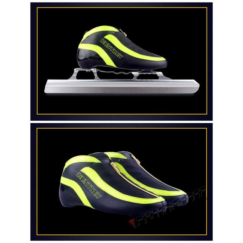 スピードスケート靴 スケート 靴 フィギュアスケート フィギュア シューズ 固定式 エッジカバー付き 研磨済み サイズ調整可能 ギフト プレゼント 予めご了承下さい