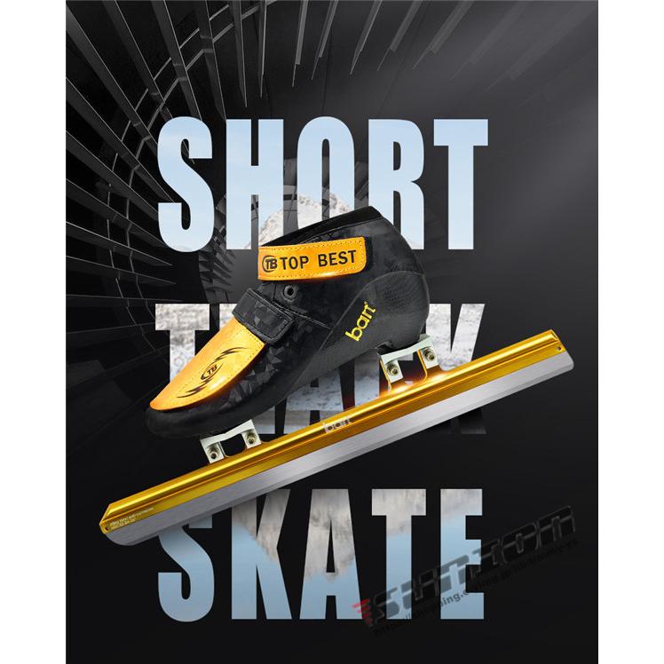 スピードスケート靴 スケート 靴 フィギュアスケート フィギュア シューズ 固定式 エッジカバー付き 研磨済み サイズ調整可能 ギフト プレゼント 予めご了承下さい