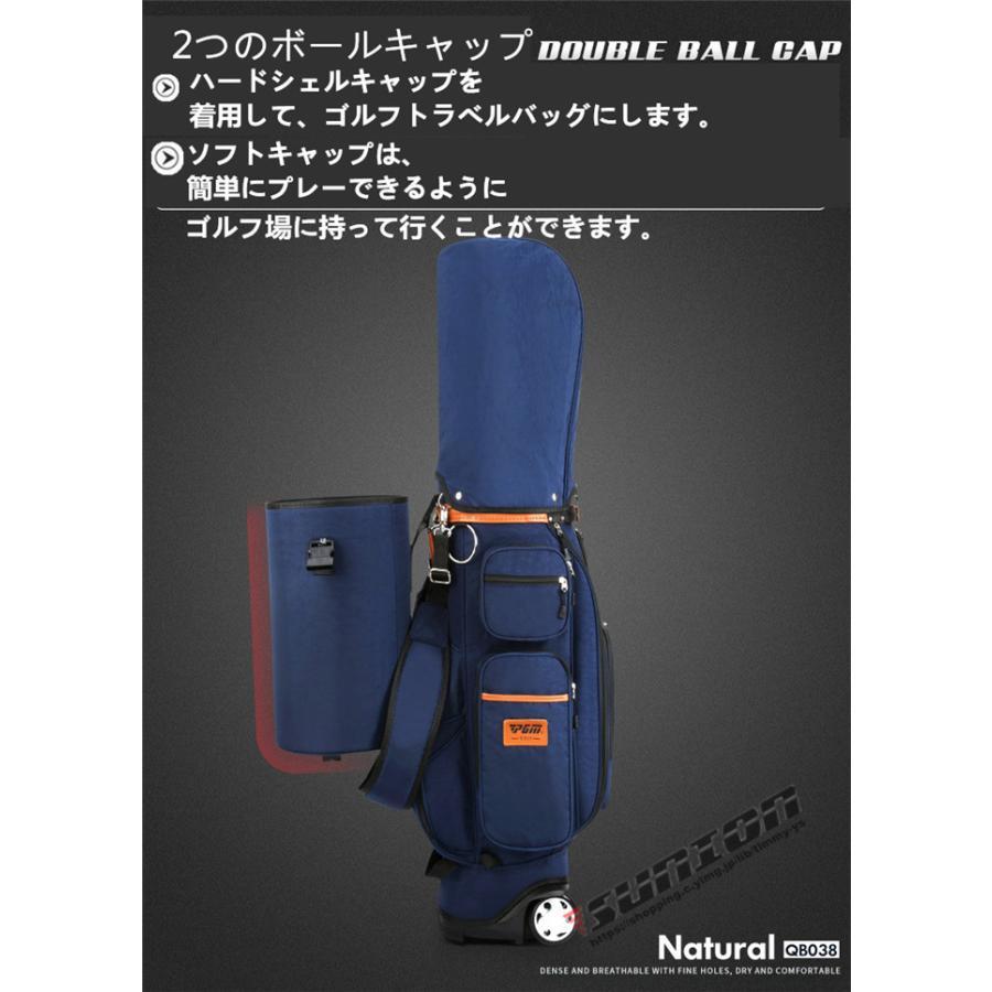 ゴルフ キャディバッグ キャスター付き メンズ レディース ゴルフ