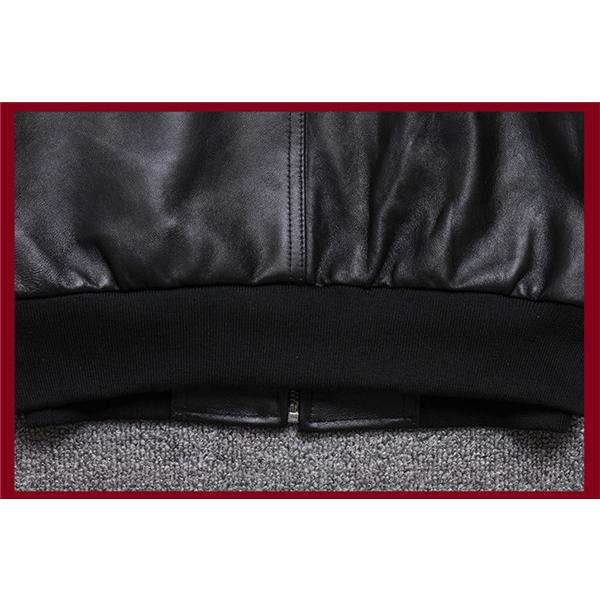 本革ジャケット 秋冬 羊革 ライダースジャケット バイクウェア メンズ