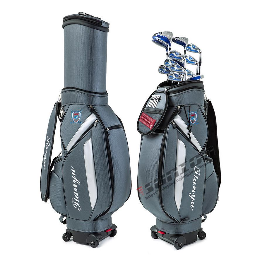 ゴルフ キャディバッグ キャスター付き メンズ レディース