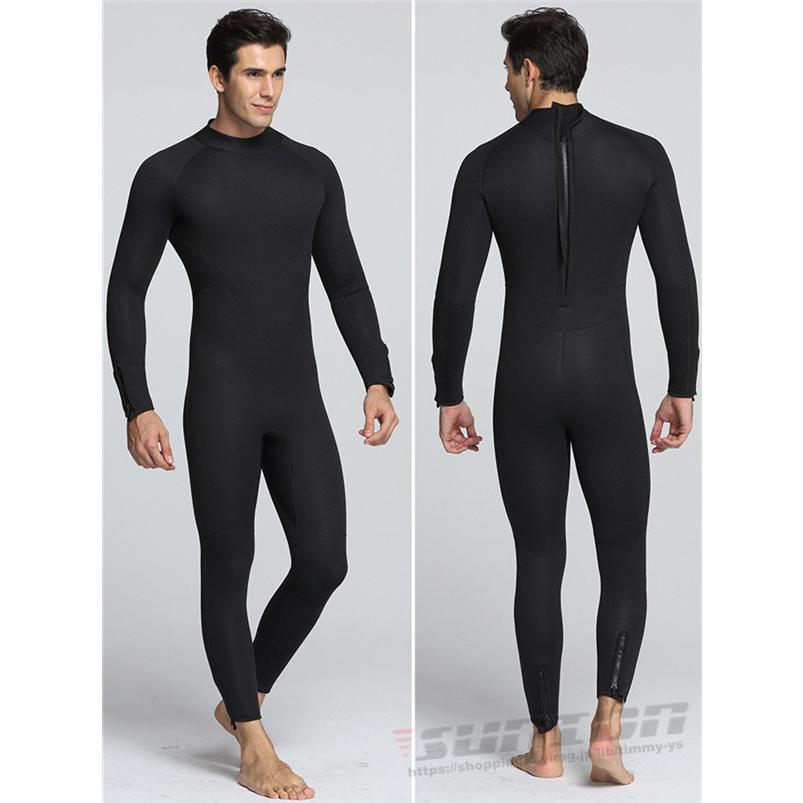 ウェットスーツ メンズ 5mm サーフィン フルスーツ バックジップ