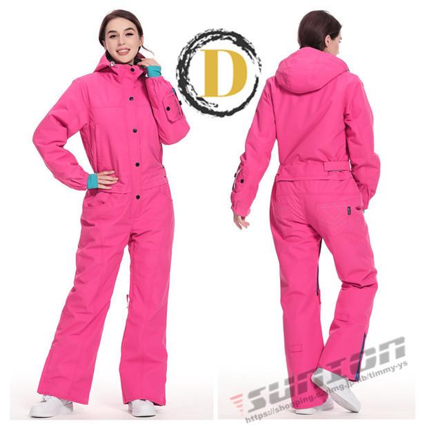 スノーボードウエア ウェア ツナギ ワンピース オールインワン 中綿 レディース スキー 防寒フード snow 防風 防寒 保温 スノーボード アウトドア 地］：