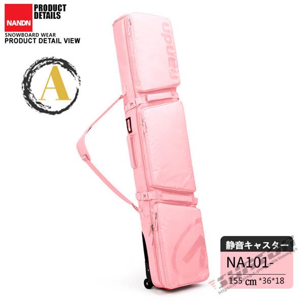 スノーボードケース キャスター 付き オールインワン 大容量収納 4WAY 前面3ポケット ボードケース スノーボード ウェア ボード ブーツ ゴーグル など収納可 