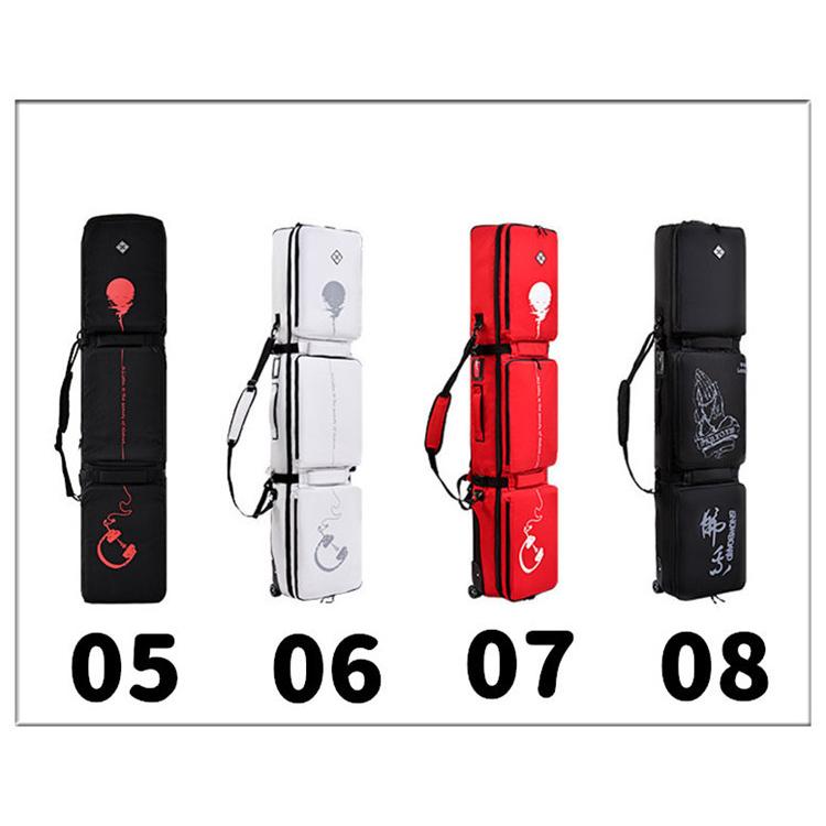 【クーポン】 スノーボードケース キャスター 付き オールインワン 大容量収納 4WAY 前面3ポケット ボードケース スノーボード ウェア ボード ブーツ ゴーグル など収納可 【1780944743】(11077円)