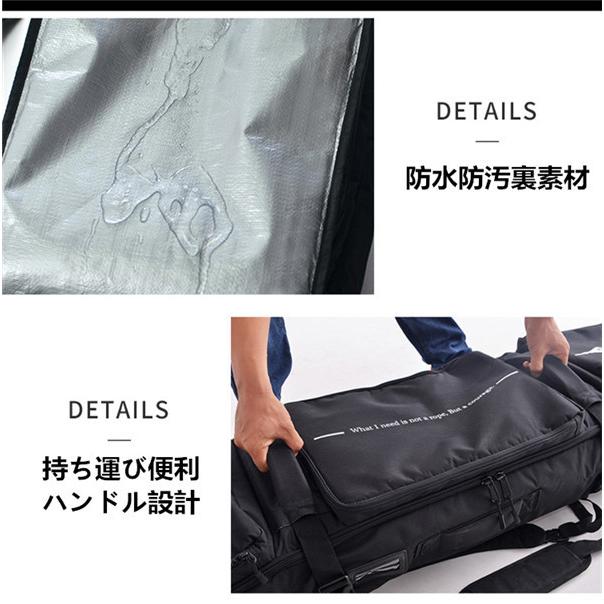 【クーポン】 スノーボードケース キャスター 付き オールインワン 大容量収納 4WAY 前面3ポケット ボードケース スノーボード ウェア ボード ブーツ ゴーグル など収納可 【1780944743】(11077円)