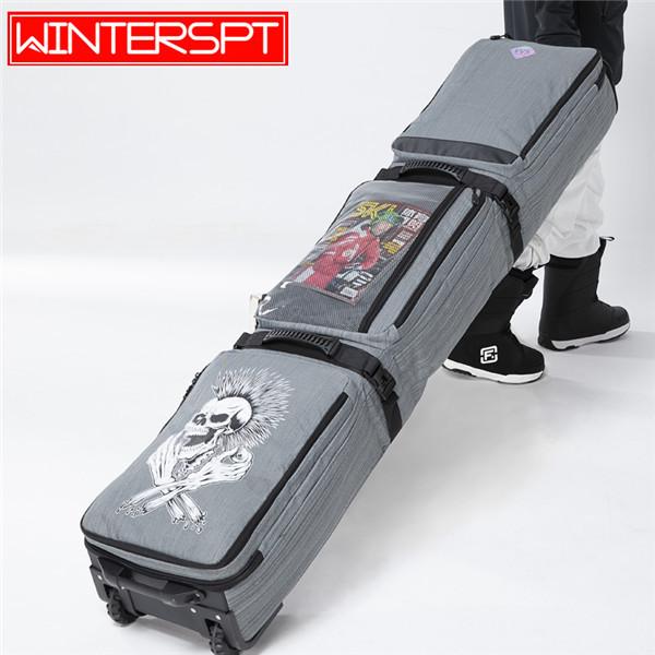 【新品未開封】 スノーボードケース キャスター 付き オールインワン 大容量収納 4WAY 前面3ポケット ボードケース スノーボード ウェア ボード ブーツ ゴーグル など収納可 【1614696606】(10043円)