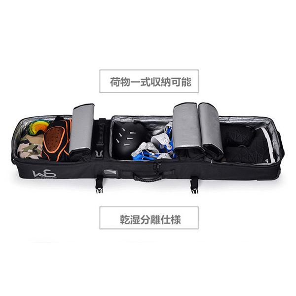 【新品未開封】 スノーボードケース キャスター 付き オールインワン 大容量収納 4WAY 前面3ポケット ボードケース スノーボード ウェア ボード ブーツ ゴーグル など収納可 【1614696606】(10043円)