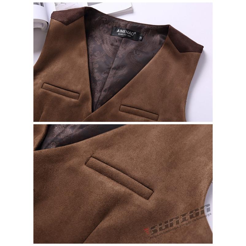 レザーベスト メンズ ベスト PUベスト ジレベスト チョッキ バイク用