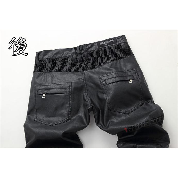 革パンツ 秋冬 羊革 ライダースパンツ メンズ 本革パンツライディング