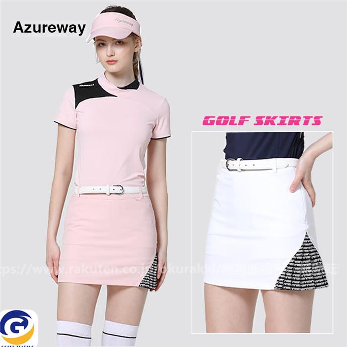 即納 最大半額 新作 おしゃれ かわいい ペチパンツ付属 ショート丈 丈短め ミニスカート インナーパンツ付スカート スカート ゴルフ レディース ゴルフウェア 速乾快適で動きやすいゴルフスカート レディースウエア Rankinengineering Com