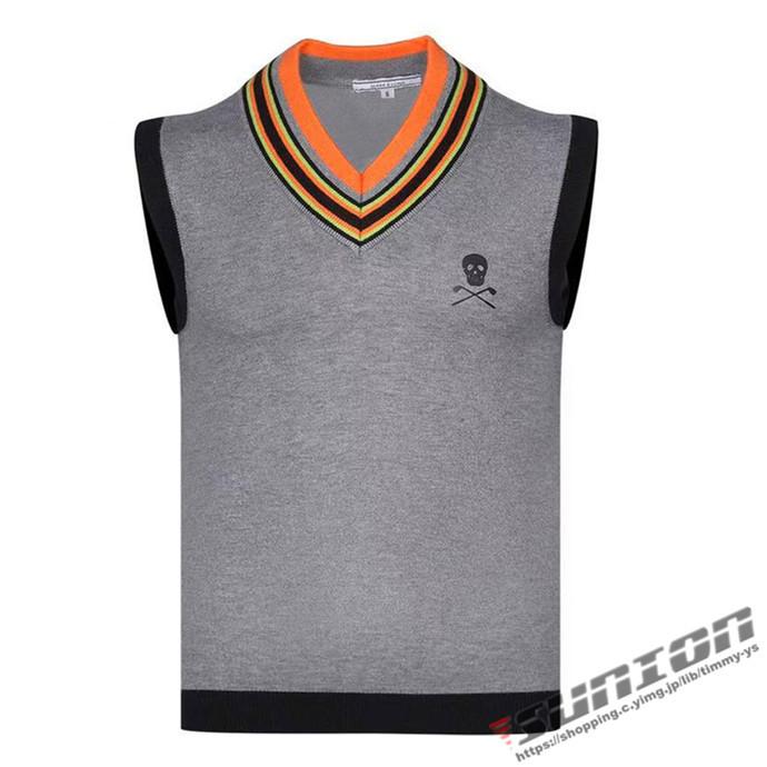 ゴルフ GOLF ウールセーター 秋 冬 メンズ ゴルフベスト ゴルフウェア