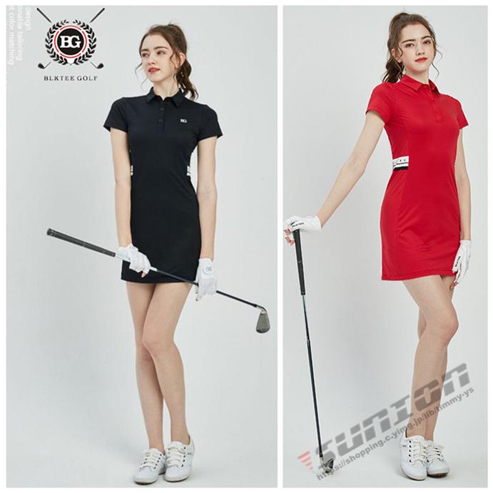 ゴルフウェア レディース ゴルフ ドレス ワンピース 丈長め ゴルフ かわいい ゴルフ レディース 新作 23gfop02 Sunion かわいい