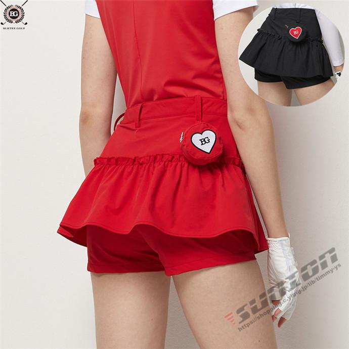 ゴルフウェア レディース 春夏 ショートパンツ ゴルフ 膝上 五分丈パンツ ストレッチ ゴルフ