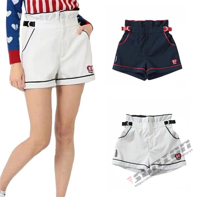 ゴルフウェア レディース 膝上 ショートパンツ ゴルフ 膝上 五分丈パンツ レディースウエア