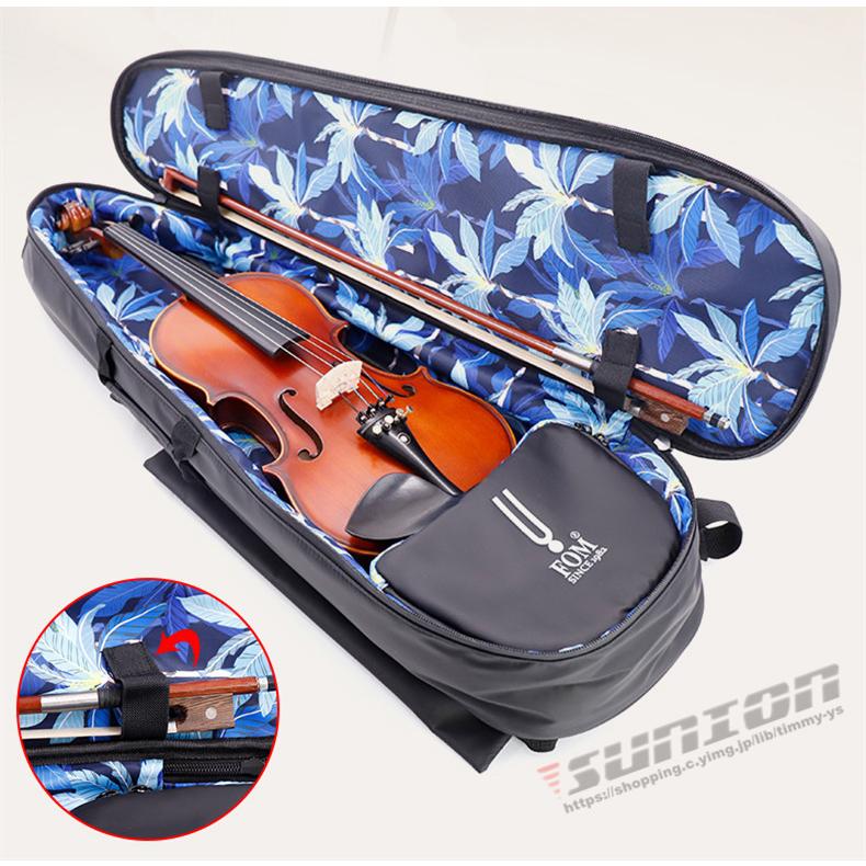 VIOLIN CASE バイオリンケース 楽器 管楽器 オックスフォード 軽量 防撥水 ケース 長方形 3WAY リュック ショルダー 手提げ  :2301viocase06:Sunion 通販 