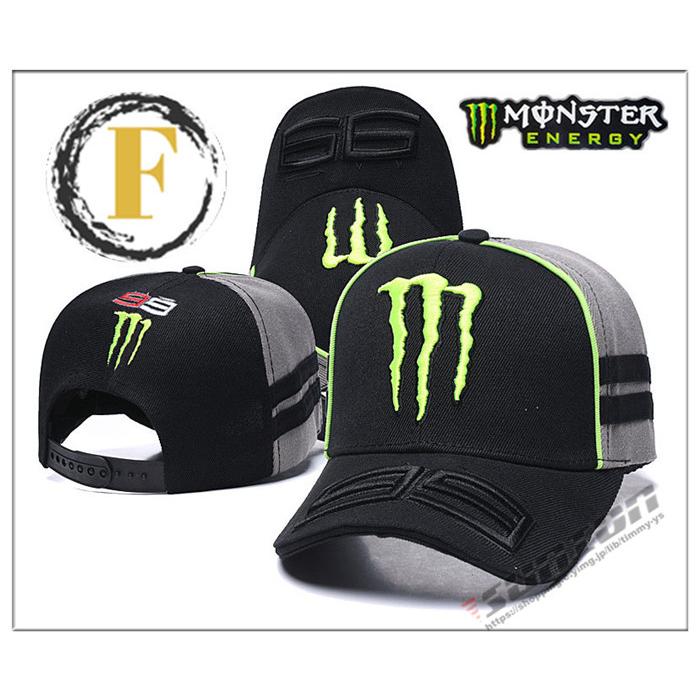 MONSTER ENERGYモンスターエナジーカスタムコルク半キャップ バイクキャップ MONSTER ENERGY モンスターエナジー ベースボール