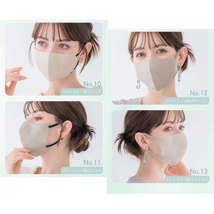 HANAMI 冷感マスク シシベラ C/丸顔 １０セット分６０袋６６０枚 CICIBELLA 冷感マスク 立体 不織布 53枚 バイカラー 3Dマスク おしゃれ