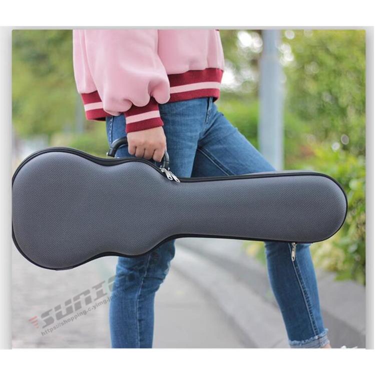 Ukulele Case ウクレレケース ウクレレ 楽器 ケース バッグ EVAケース 防水 リュック ソプラノ コンサート クッション付き 軽量_13