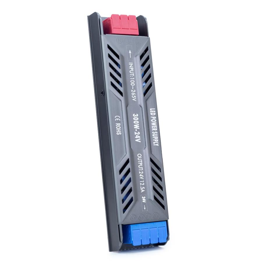 SPAHER スイッチング電源 AC100V-265V→DC24V 小型 超薄 安定化