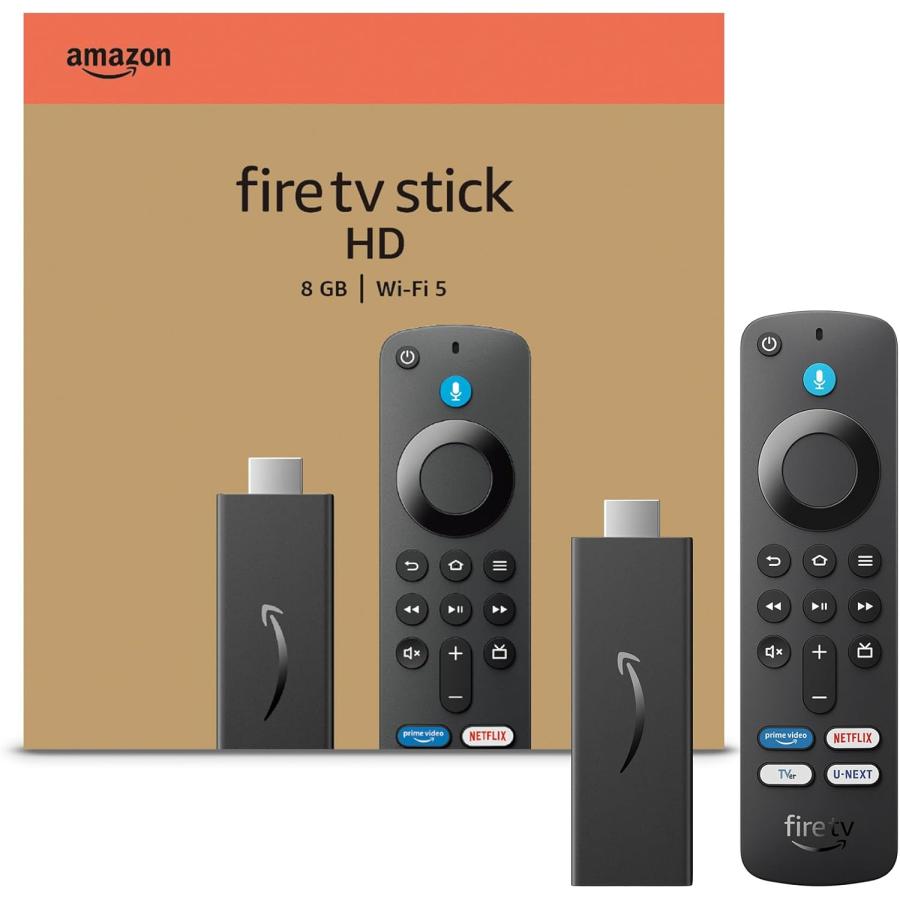 Amazon Fire TV Stick HD | 大画面でフルHDの楽しさを簡単に | ストリーミングメディアプレイヤー | amazon | 01