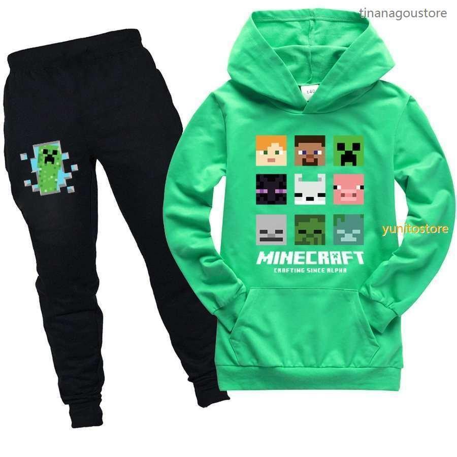 豊富な品 ブラウス マインクラフト 13色展開 上下セット 長袖 シャツ 長ズボン トップス 子供服 キッズ 大人 キャラクター コスプレ仮装 秋 冬 グッズ Karolinemedeiros Com Br