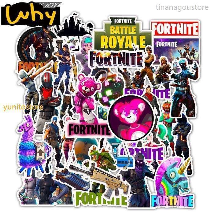 ステッカー Fortnite フォートナイト ゲーム キャラクター シール 2pcs 100枚入り 文具 ステーショナリー dor チンアナ号ストア 通販 Yahoo ショッピング