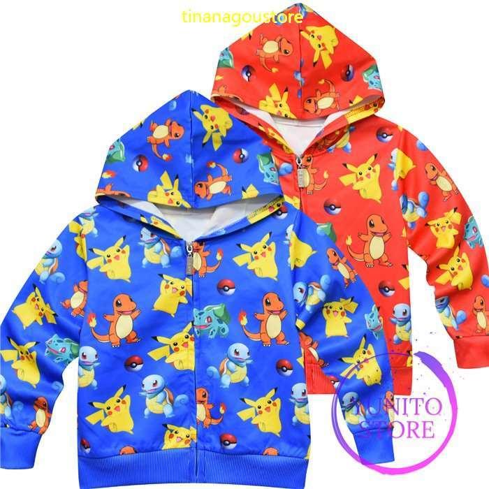 ピカチュウ ポケモン パーカートップス アウター 子供服 ジュニア キャラクターグッズ コスプレ衣装 wyc チンアナ号ストア 通販 Yahoo ショッピング