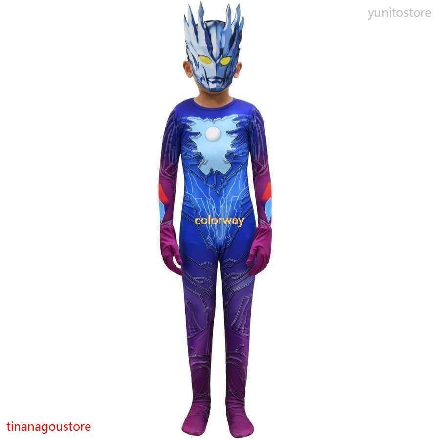 無料サンプルok ウルトラマン サーガ 全身タイツ ３点セット ヘッドカバー付き 手袋付き 衣装子供 キッズ ハロウィン パーティー仮装 演出道具 演出服 仮装 Wantannas Go Id