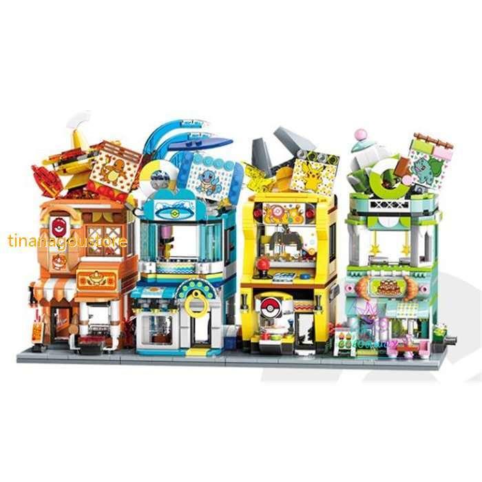 新作人気 ブロック おもちゃピカチュウ ポケモン ストリートビュー 町並み レゴ 互換 知育玩具 クリスマスプレゼント Whitesforracialequity Org