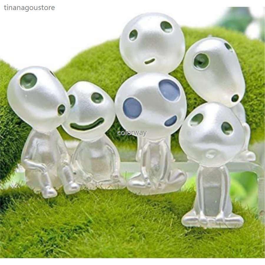 翌日発送可能 ミニチュア 妖精 もののけ姫 こだま フィギュア 盆栽 飾り ドールハウス 小物 グッズ 夜光 Diy Aynaelda Com