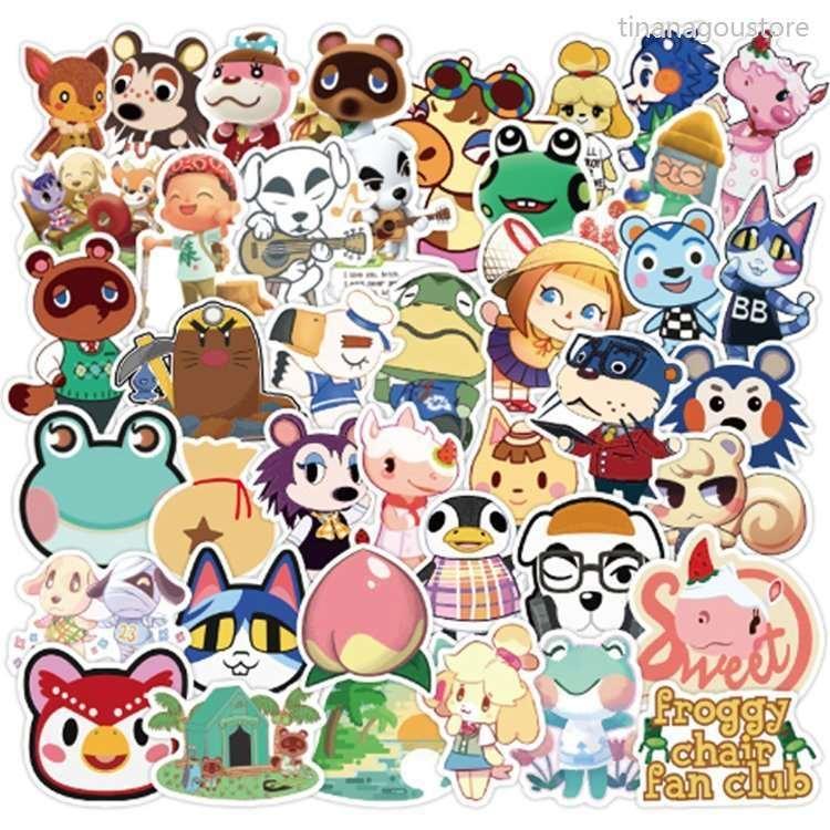 100枚 ステッカー あつまれどうぶつの森 ゲーム キャラクター シール pcg チンアナ号ストア 通販 Yahoo ショッピング