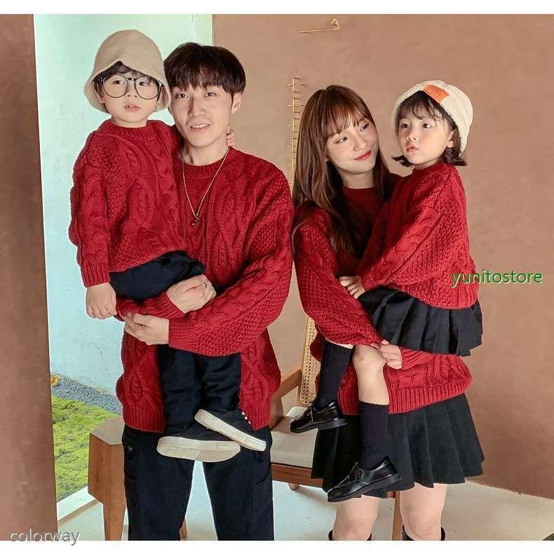 セーター 親子コーデ クリスマス リンクコーデ 親子 家族 ママ 娘 パパ 息子 可愛い ペアルック 親子ペア お揃い 秋冬 ニット 兄弟コーデ 姉妹お揃い 在庫一掃