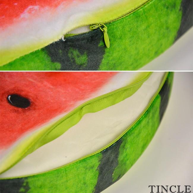 クッション かわいい Cタイプ スイカ 三角 国内発送 スイカ