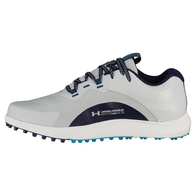アンダーアーマー ゴルフシューズ チャージド ドロー2 ワイド グレー Under Armour Charged Draw 2 SL GRY