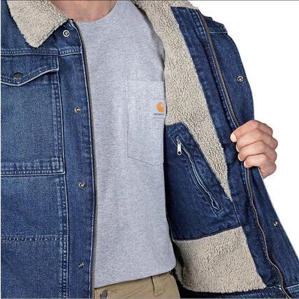 carhartt デニム ジャケット denim カーハート Carhartt（カーハート） リラックスフィット デニム シェルパライナー