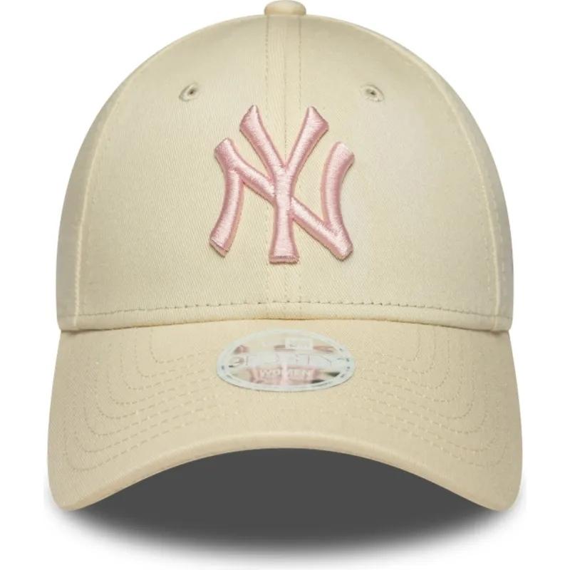 NEW ERA（ニューエラ） メタリックピンク ロゴ ニューヨーク