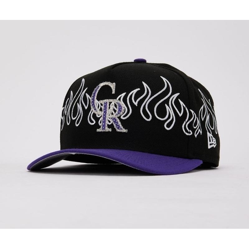 NEW ERA（ニューエラ） フレイム 炎 ラインストーン ロゴ コロラド