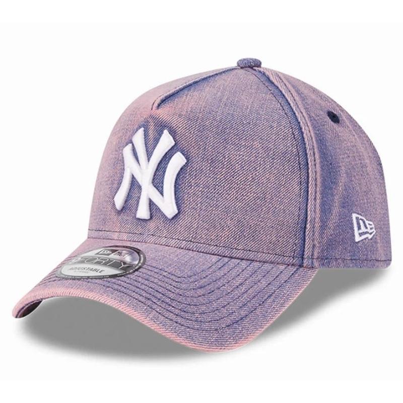 NEW ERA（ニューエラ） ピンク ブリーチ アシッド デニム キャップ