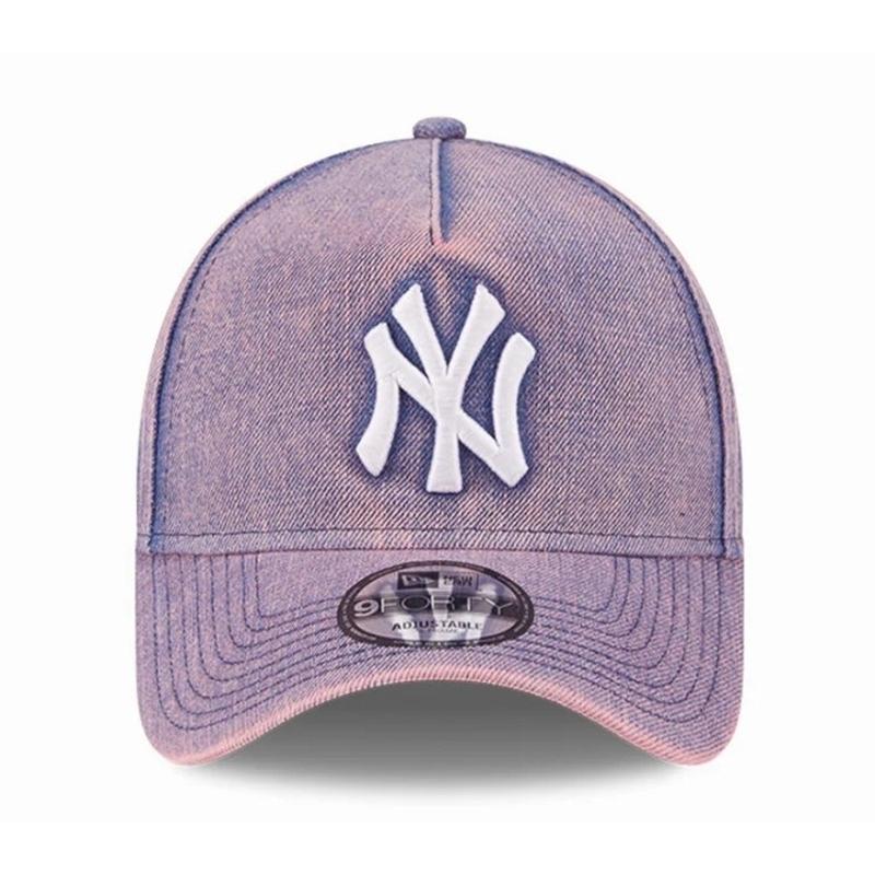 NEW ERA（ニューエラ） ピンク ブリーチ アシッド デニム キャップ