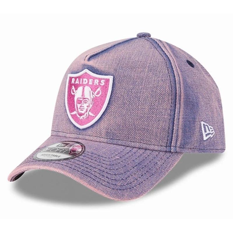 NEW ERA（ニューエラ） ピンク アシッド ブリーチデニム キャップ