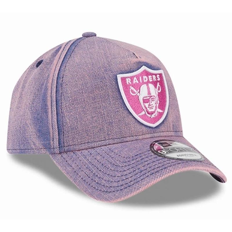 NEW ERA（ニューエラ） ピンク アシッド ブリーチデニム キャップ